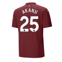 Maglia Calcio Manchester City Manuel Akanji #25 Terza Divisa 2024-25 Manica Corta